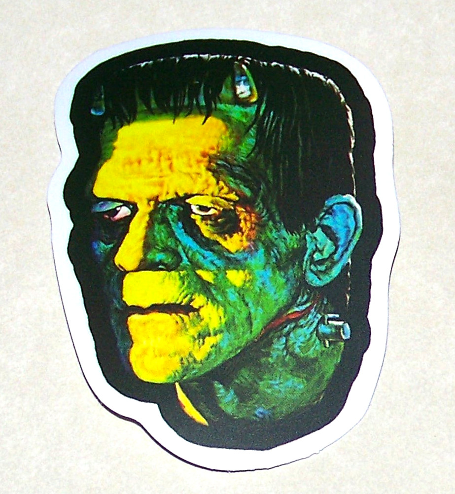 FRANKENSTEIN Cut Sticker Decal Monster Movie Horror Film Frankenstein