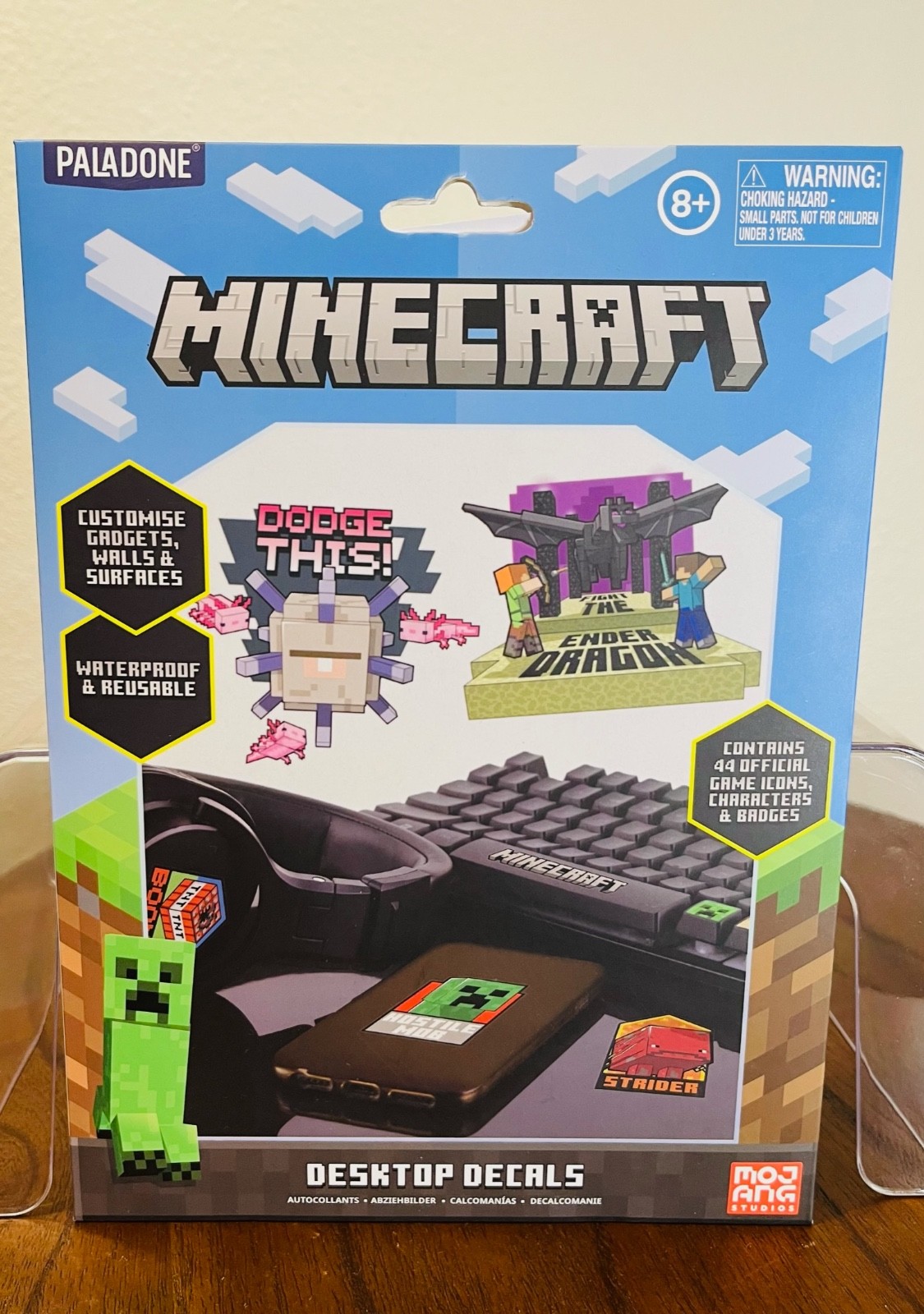 Minecraft Desktop Decals Paladone 44 Official Game Icons and Badges – New