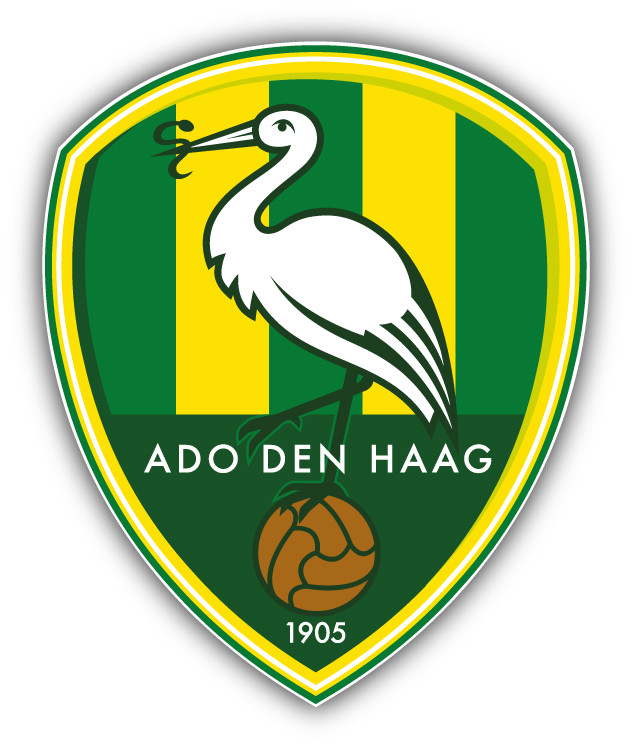 Ado Den Haag FC Netherlands Soccer Football Car Bumper Sticker Decal 4” x 5”