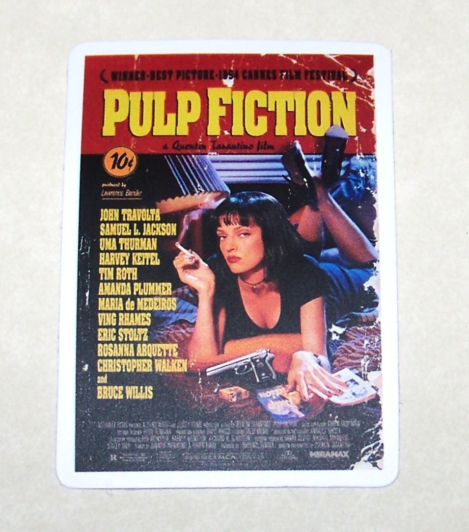 Pulp Fiction Cut Sticker Decal Movie Tarantino Film – PULP FICTION