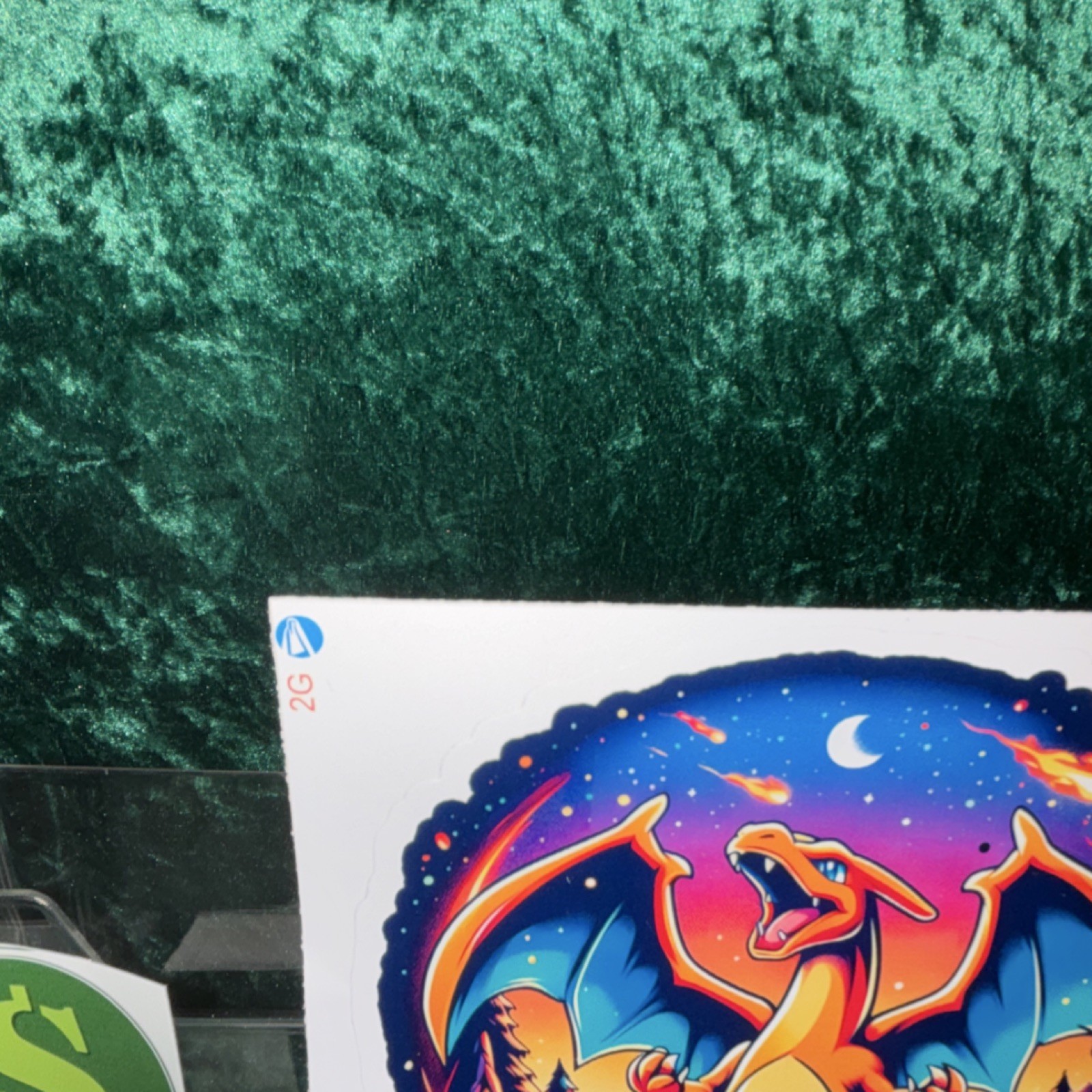 Dragon Sticker Decal Vinyl Multicolor Fantasy Round 5.5 in.