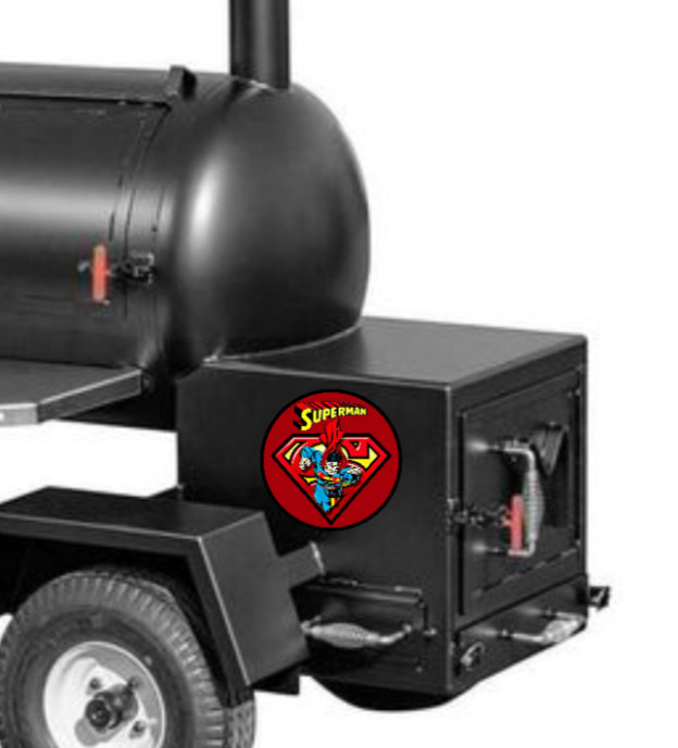 Superman (Red) – 4″ Vinyl Decal Sticker Car Cooler Laptop Truck Smoker Trailer