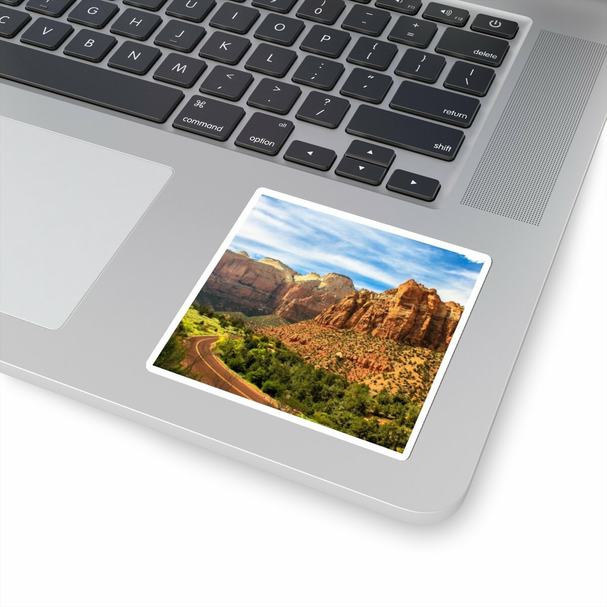 Zion National Park Photo Sticker, Zion Sticker, National Park Sticker, National