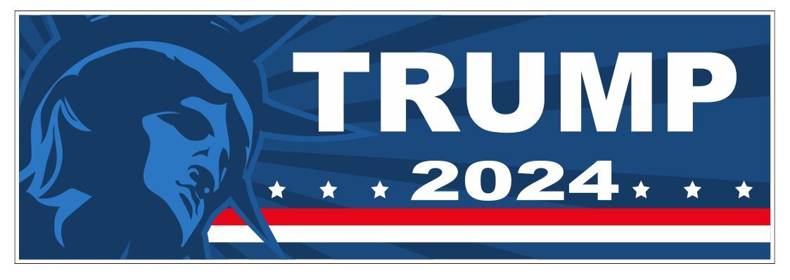 Trump 2024 Bumper Sticker D7296