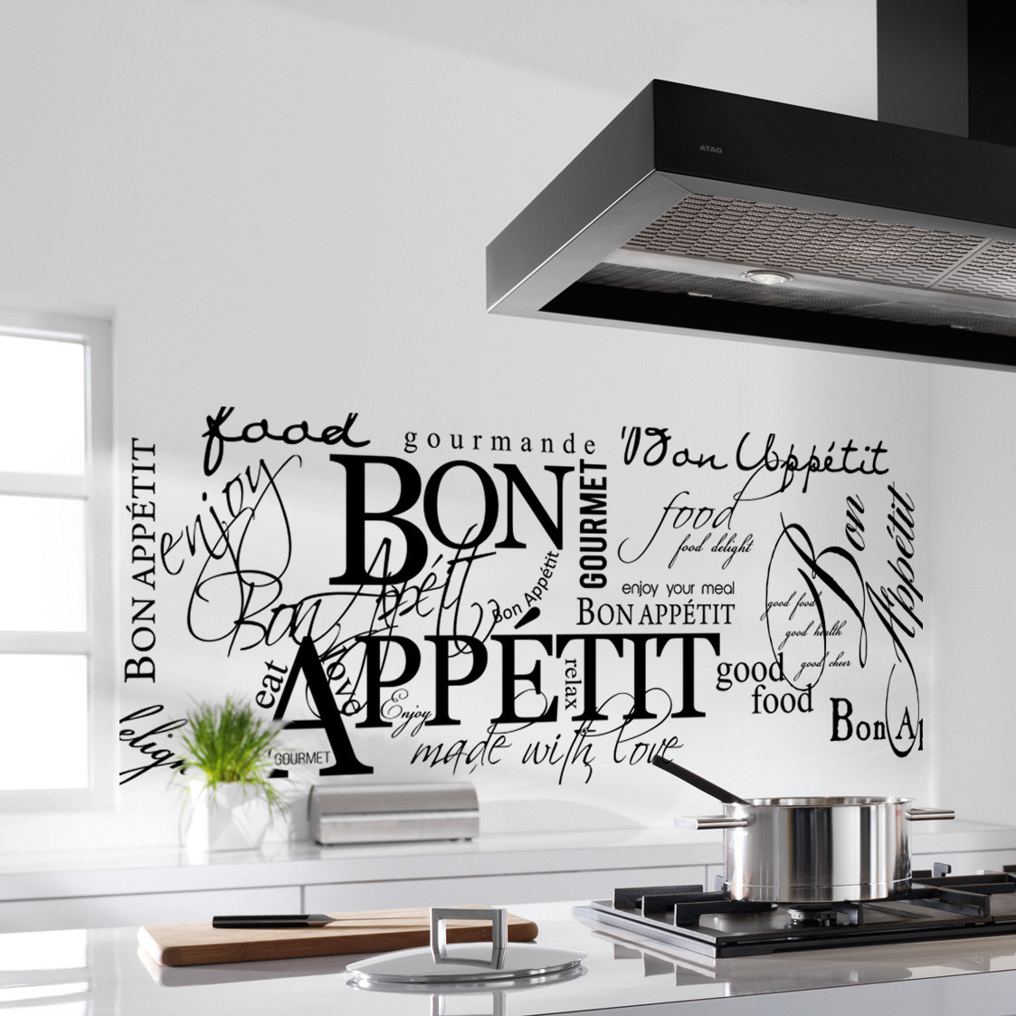 Kitchen Quote Wall Stickers Art Dining room removable vinyl decal decoration