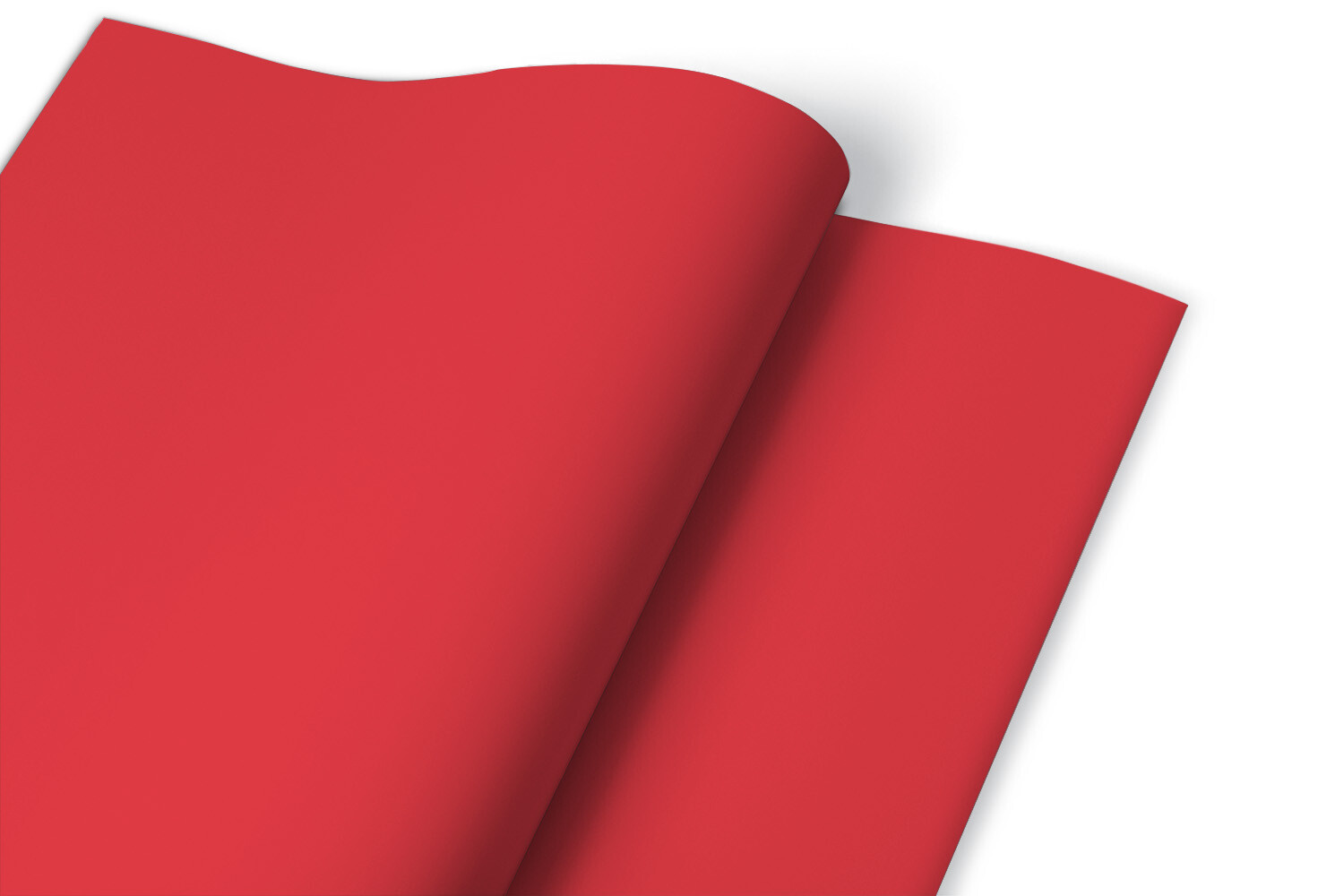 Worktop Covering Decorative Stickers Self Adhesive Vinyl Wrap Bright red 100×50
