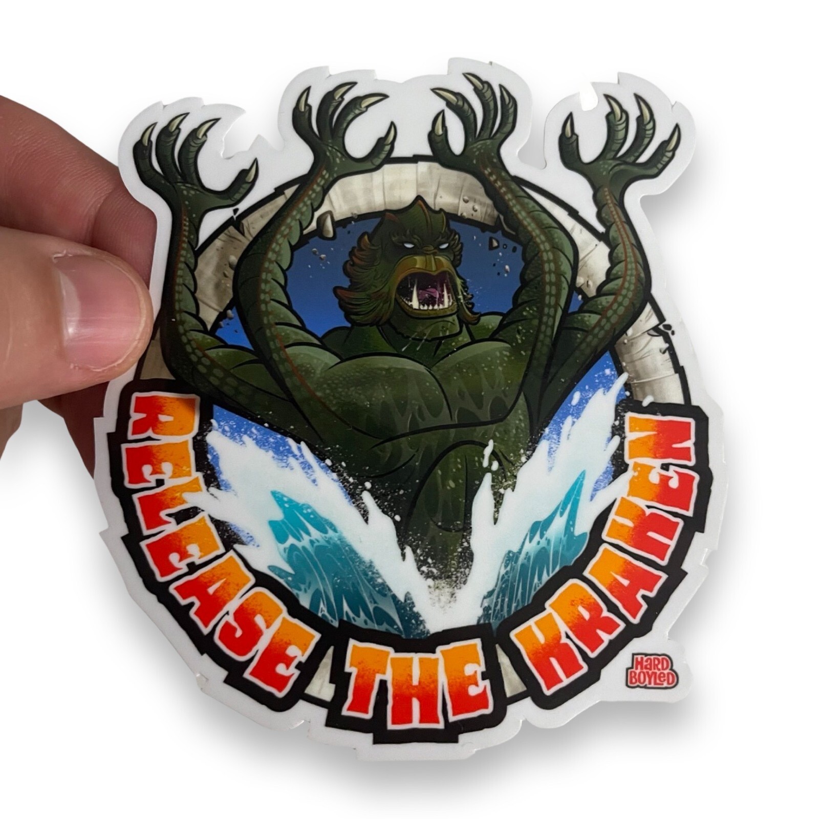 RELEASE THE KRAKEN “Clash of the Titans” 4″ Vinyl Sticker – Free Shipping!