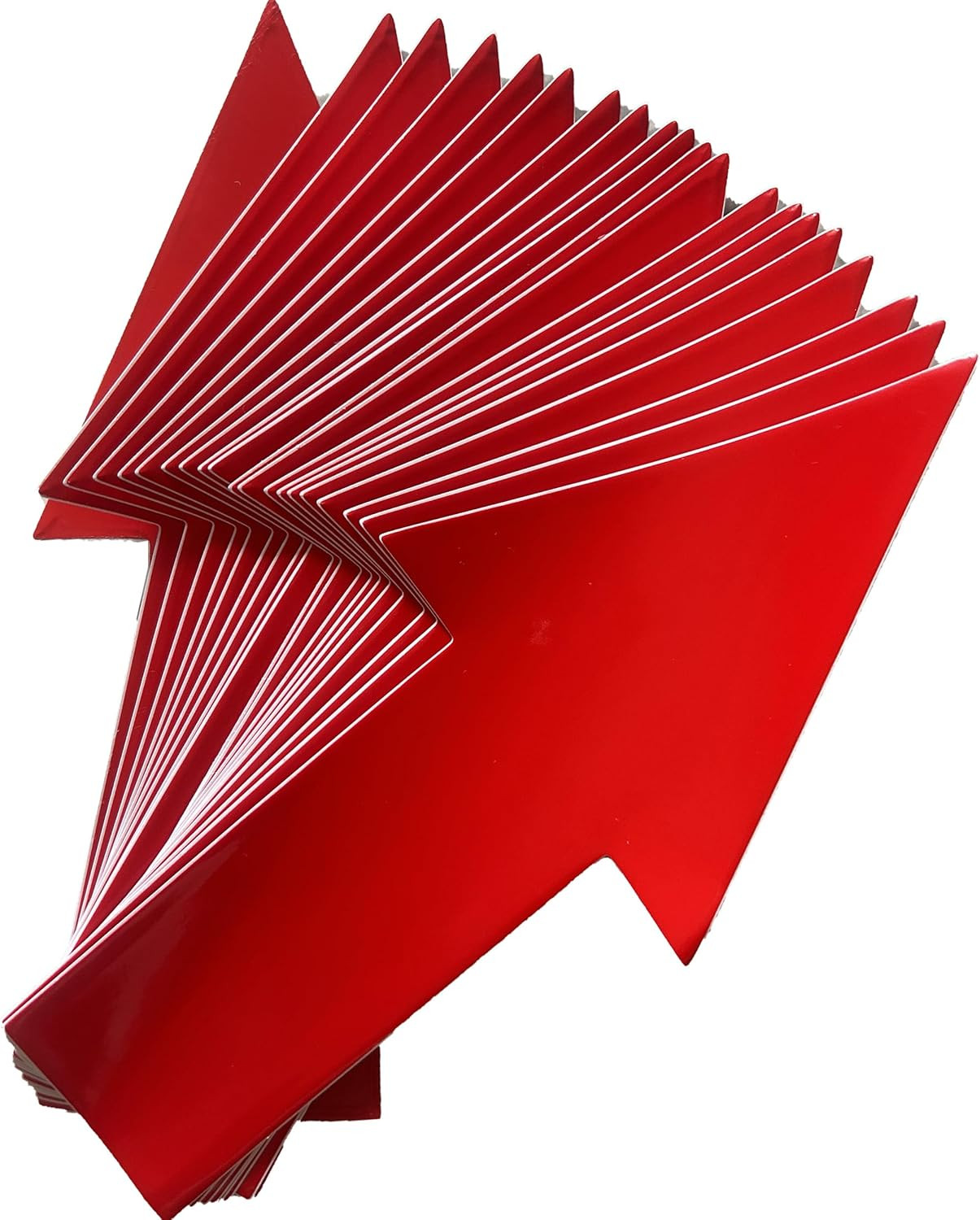 8 x 4 in (10 X 20 CM) Arrow Floor Sticker, PVC Removable Self-Adhesive Arrow Sig