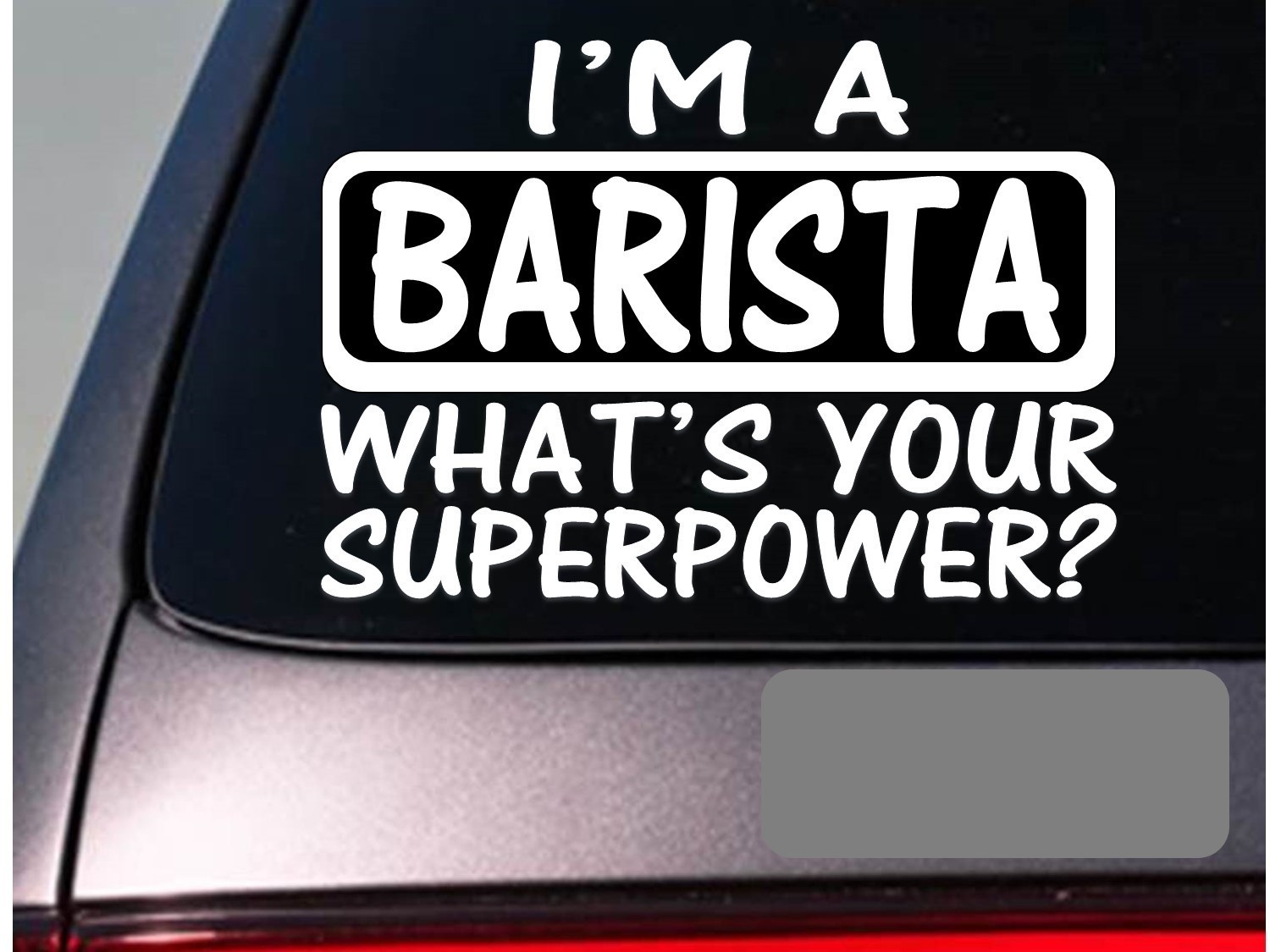 I’m a barista sticker decal *E183* coffee house java cup cappucino espresso