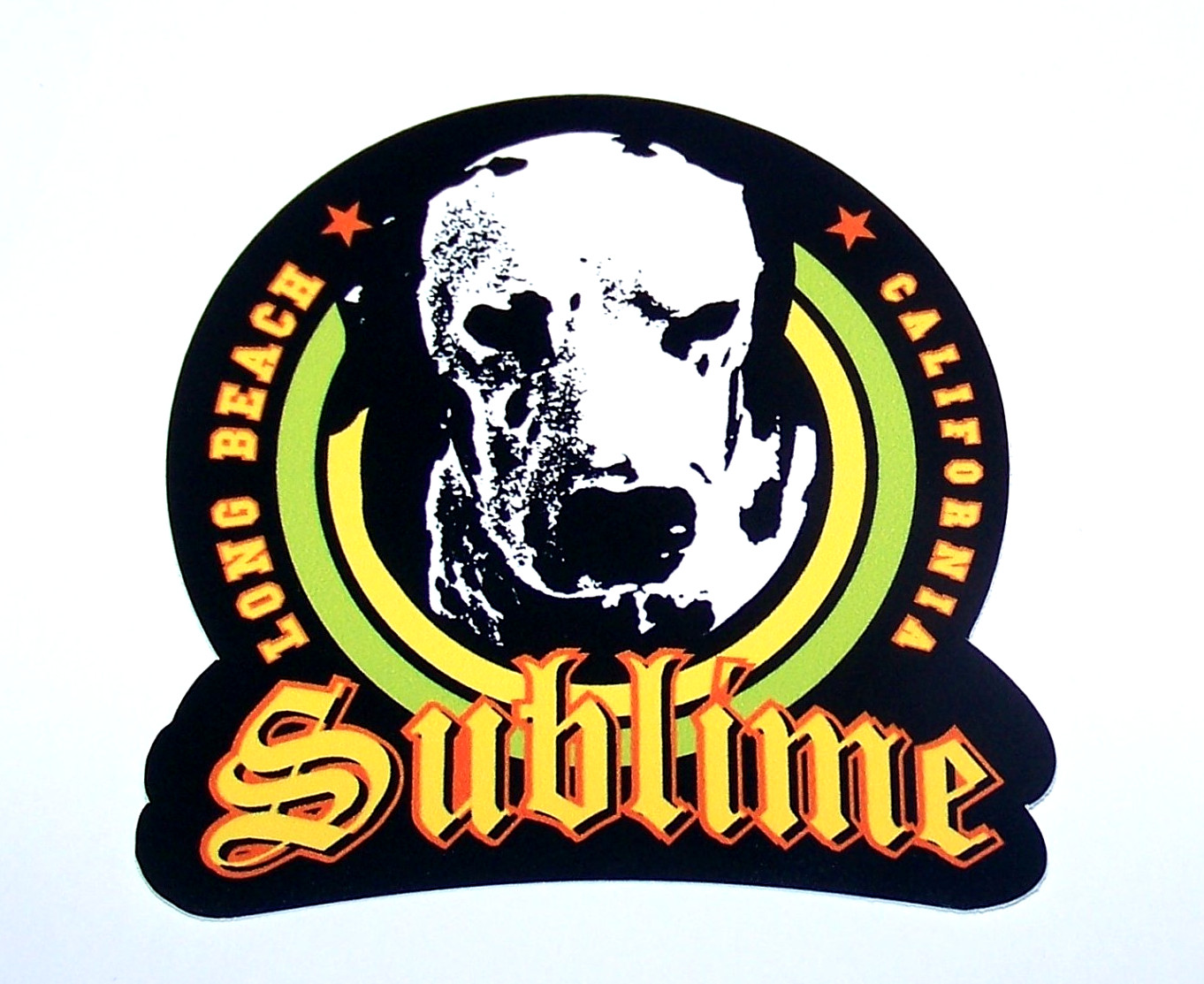 SUBLIME Logo Die Cut Sticker Decal Reggae Ska Rock Dalmatian LBC