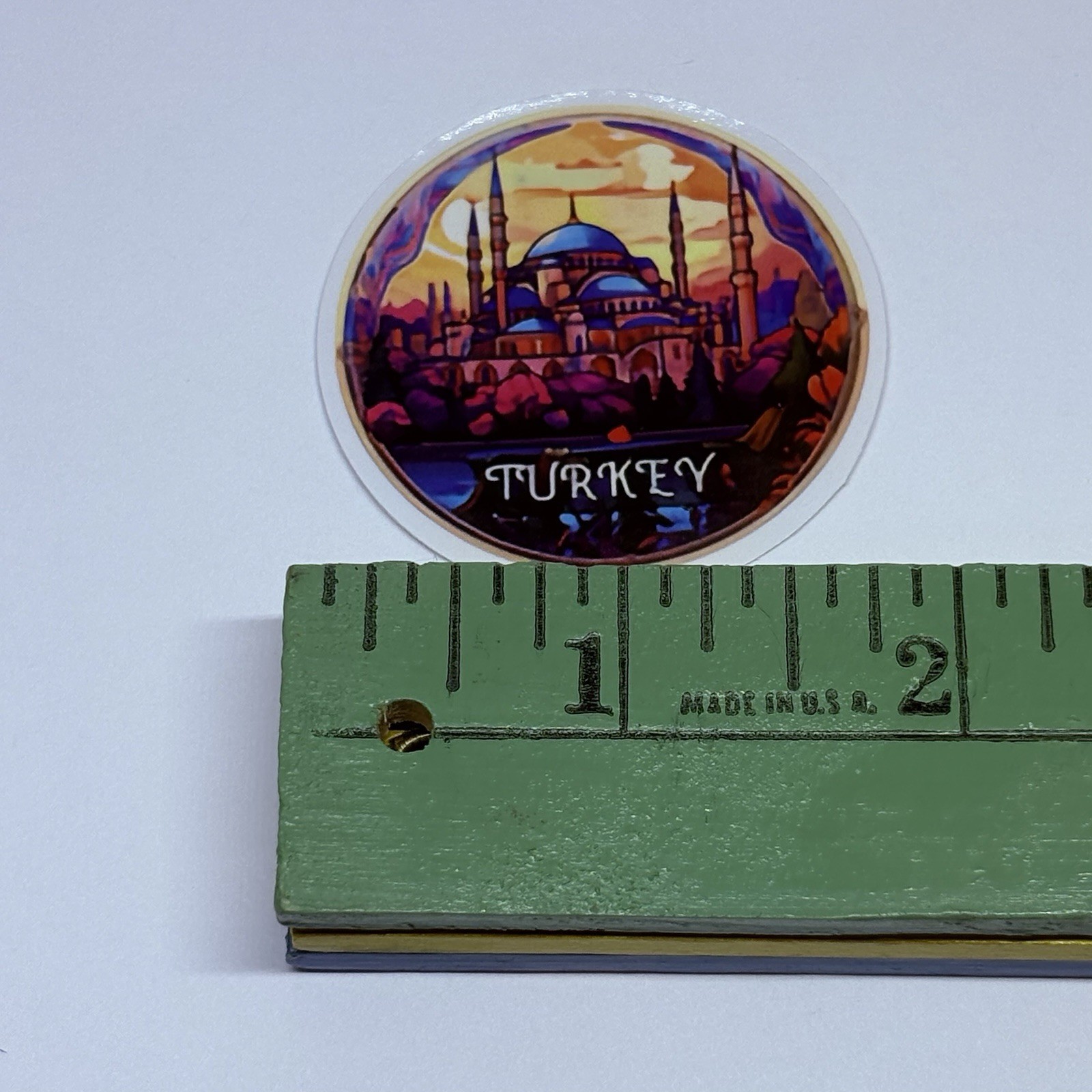 Turkey Mosque Sticker Sunset View Travel Art Decal Vinyl Country Souvenir Tc6