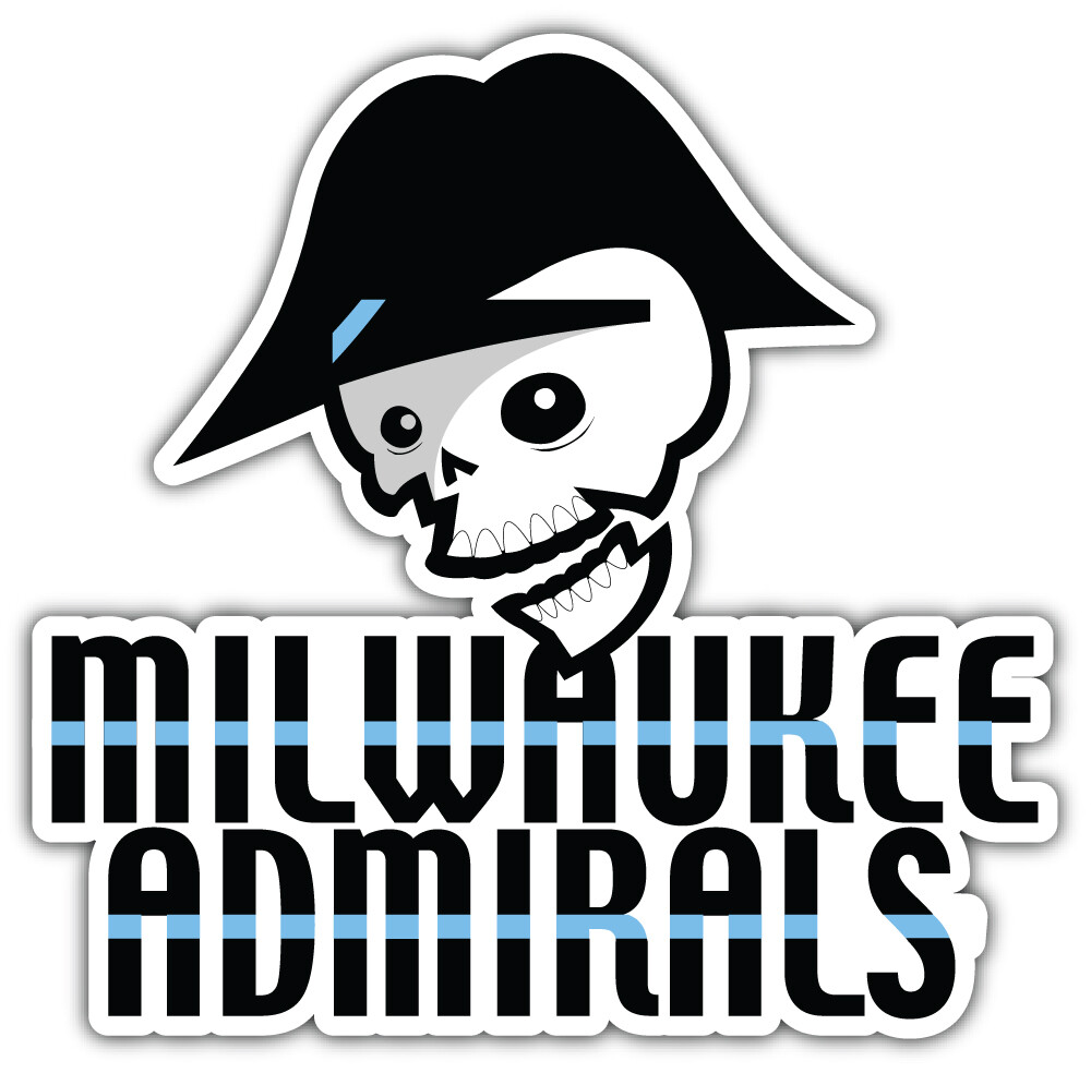 Milwaukee Admirals Minor Hockey Sport Car Bumper Sticker Decal “SIZES”