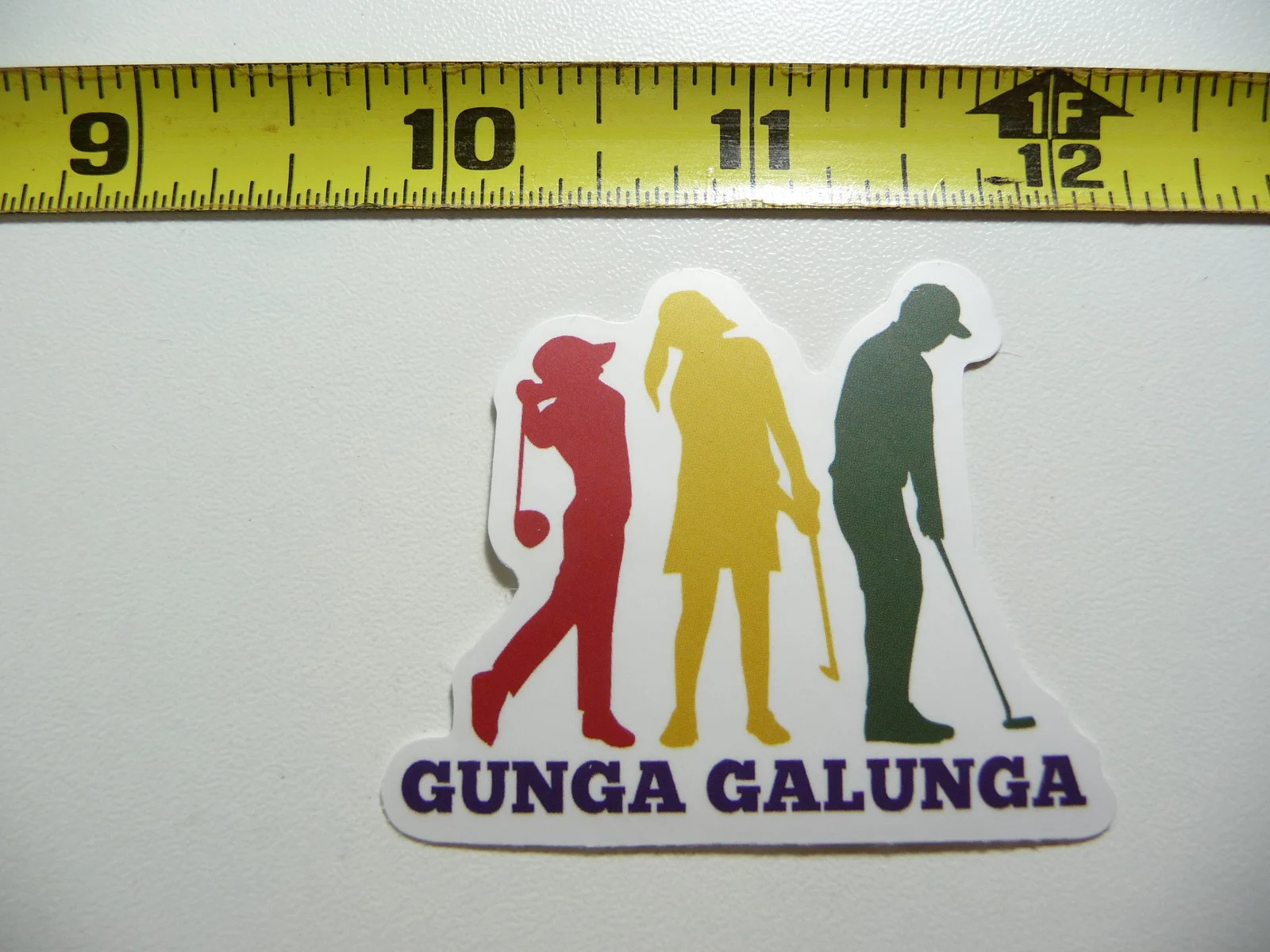 CADDYSHACK GOLF GOLFING GUNGA GALUNGA SMALL STICKER DECAL GAME ATHLETIC SPORTS