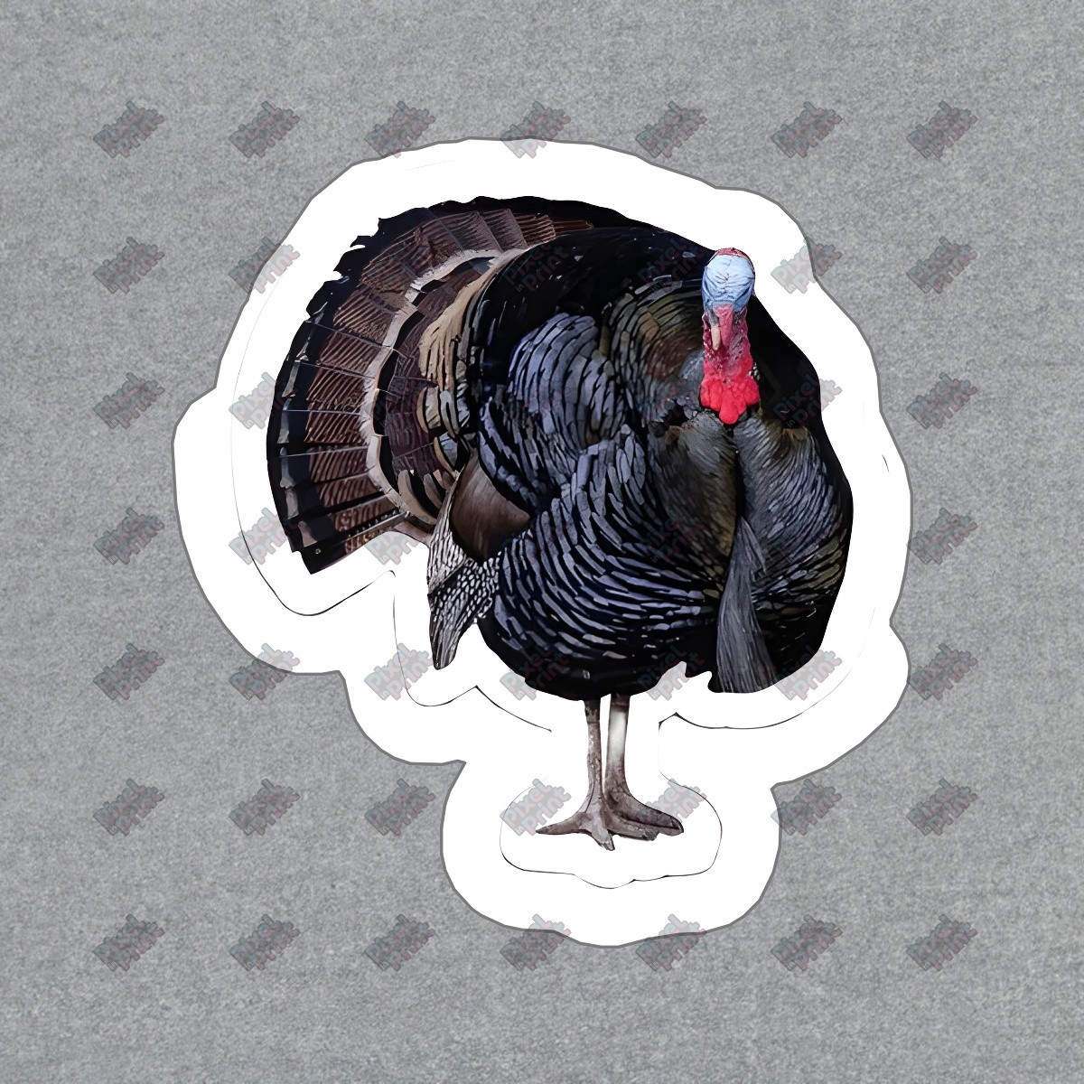 Realistic Turkey Vinyl Sticker Perfect for Holiday Decor, Gifts, and #144707