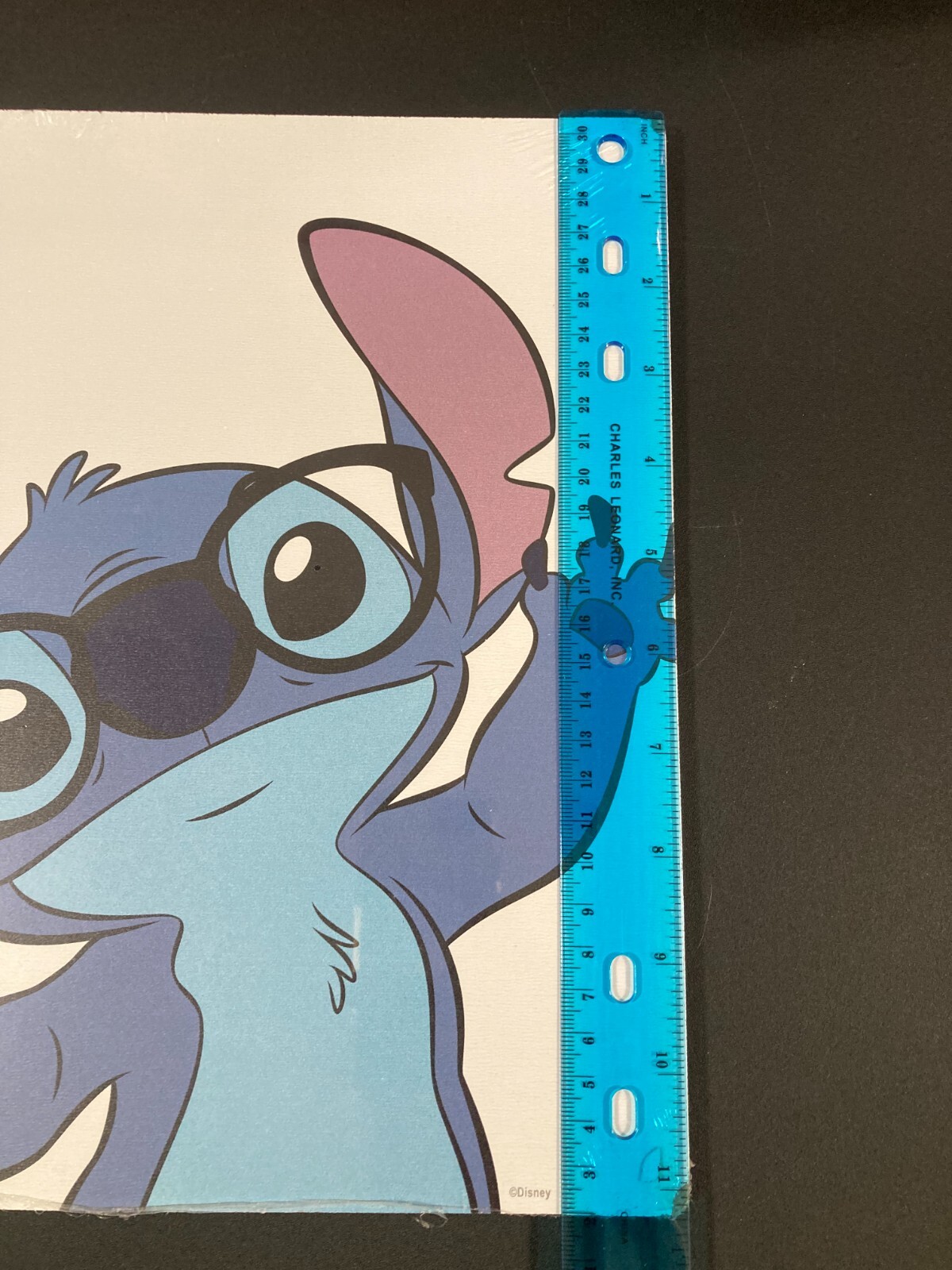 4 Piece Stitch-Themed Room Decor – 1 Wall Clock & 3 Pieces of Ready to Hang Art!