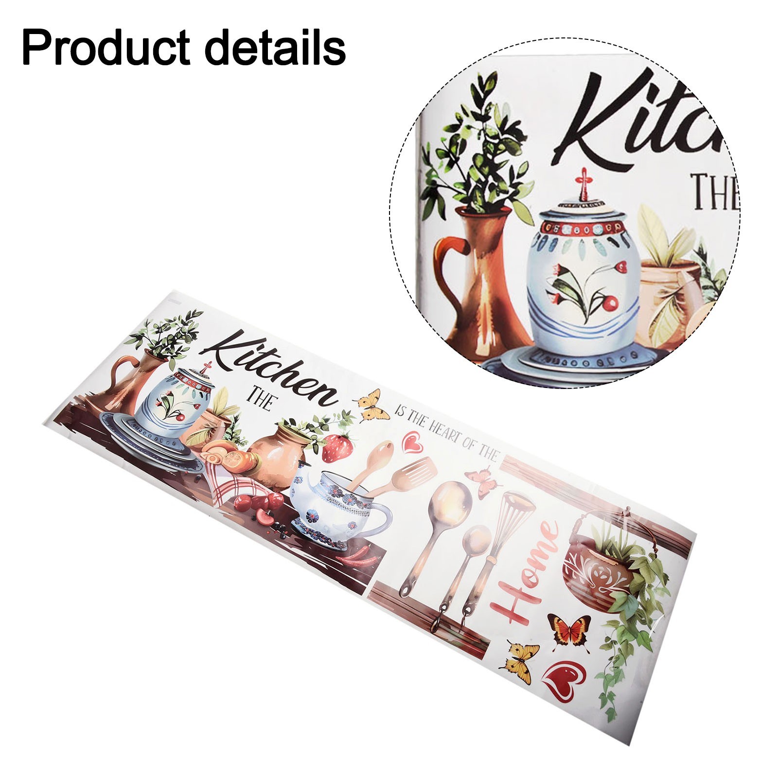 Environmentally Friendly Kitchen Background Wall Stickers PVC Material