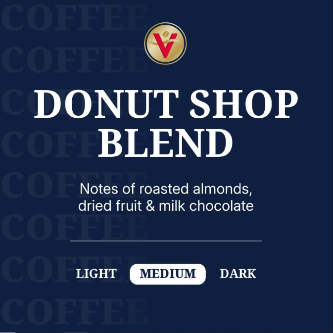 Victor Allen’s Coffee Donut Shop Blend Medium Roast 80 Count Single Serve Pods