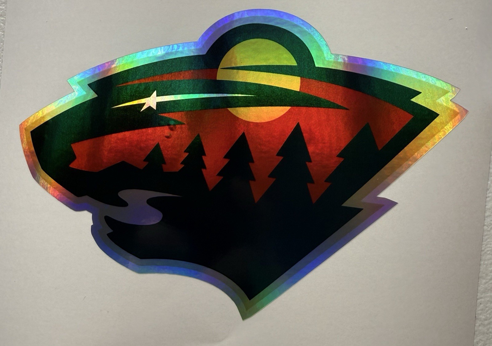 Minnesota Wild Holographic Vinyl Decal