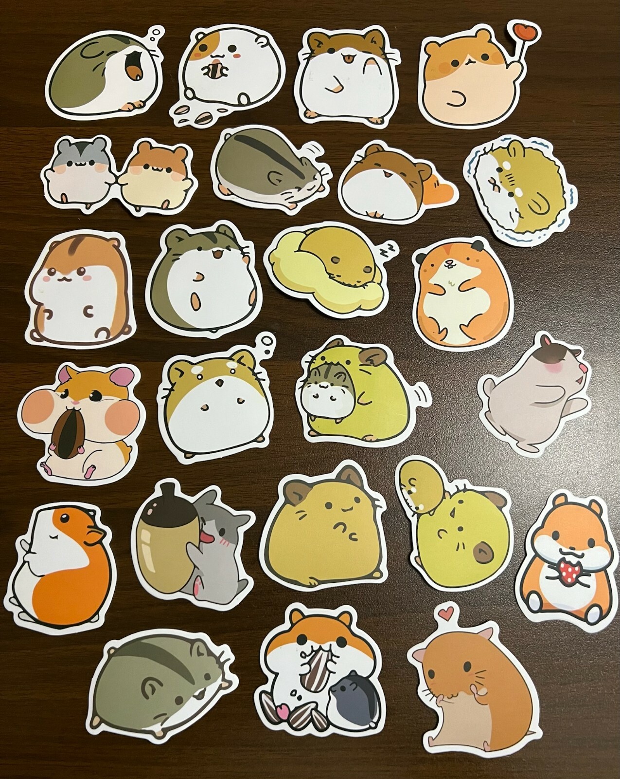 CARTOON HAMSTER~ Cartoon~ Stickers Pack~ anime 50 PC