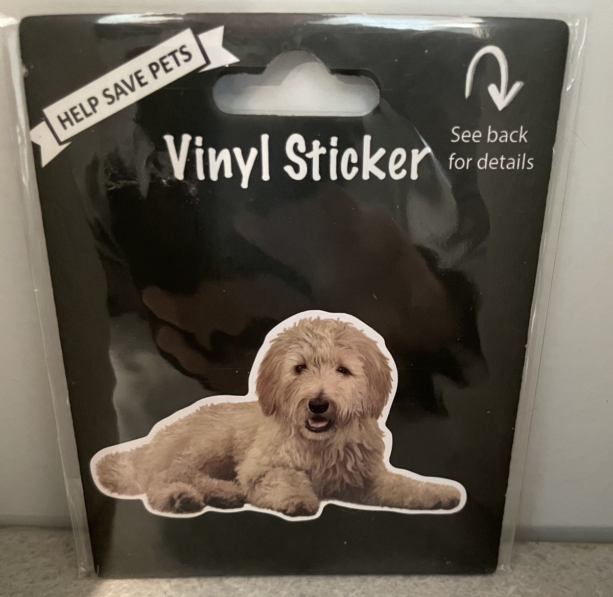 New – E&S Pets Vinyl Stick – Goldendoodle Dog 788-134a
