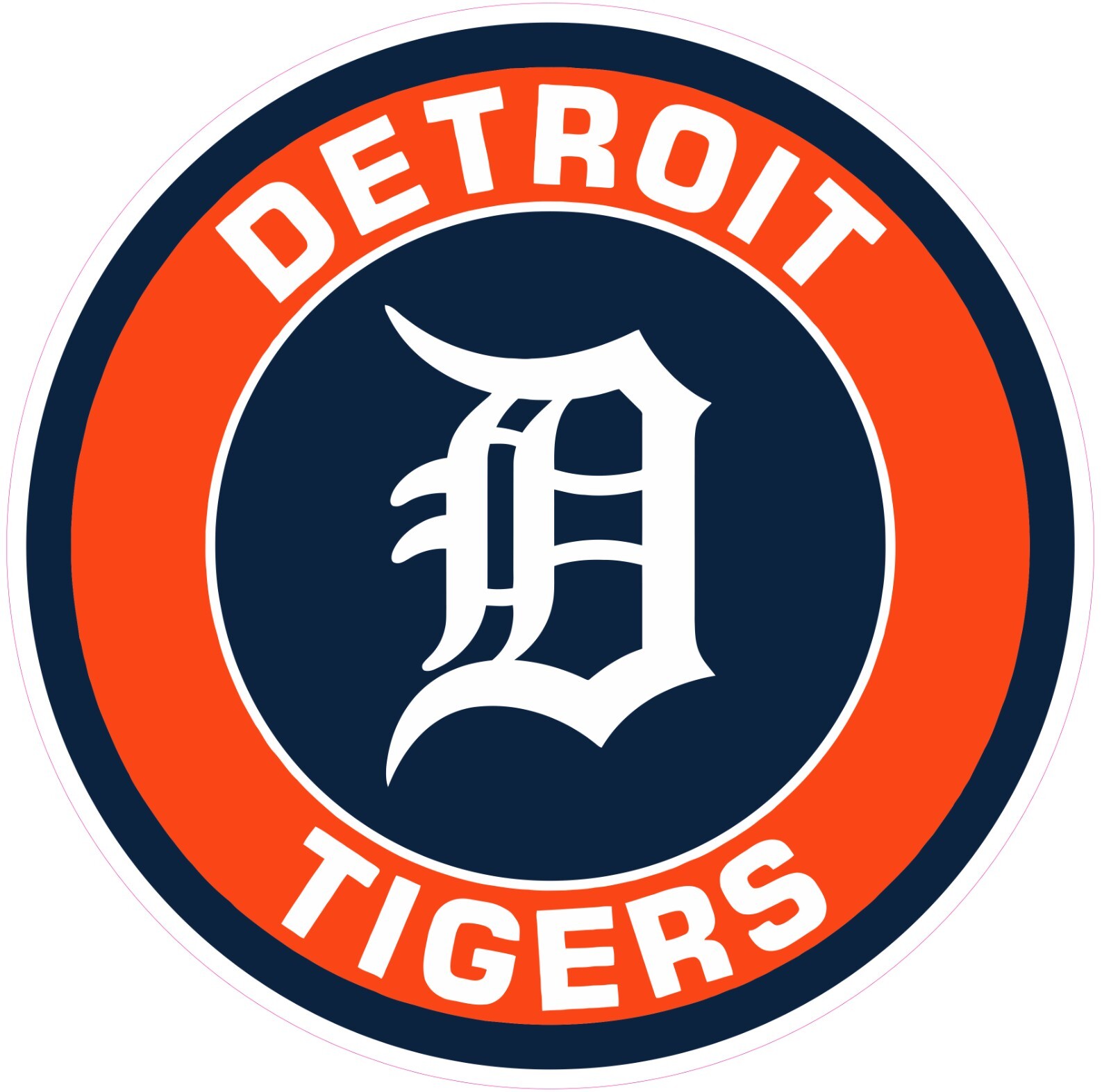 Detroit Tigers Baseball Vinyl Decal Sticker Car Truck Bumper Tumbler Mug