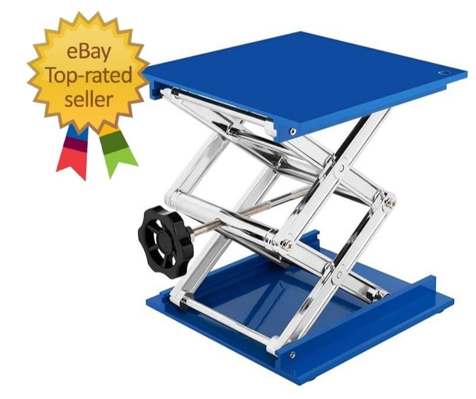 Jack Stand Platform 8″ x 8″, Laboratory Support Stand 200x200mm Manual Lab Lift