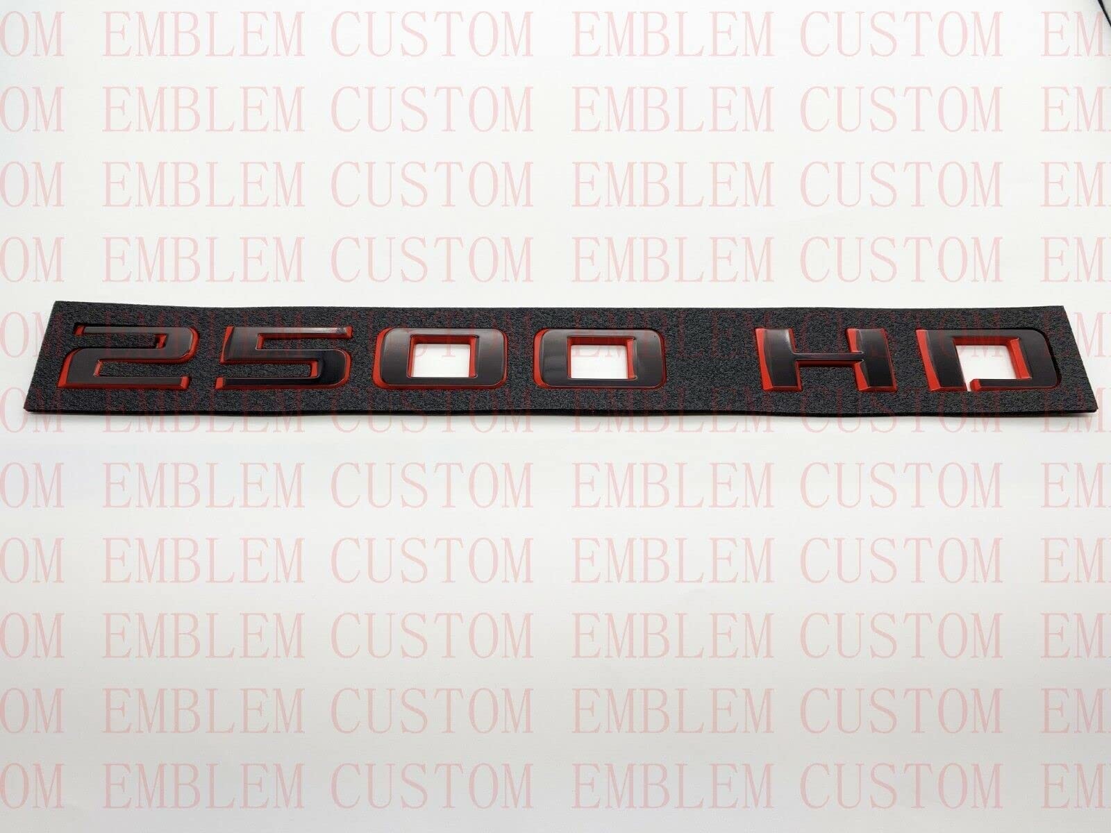 2pc 2500HD Door Emblem Badge Nameplate Sticker Compatible for 2019-21 Silvera…