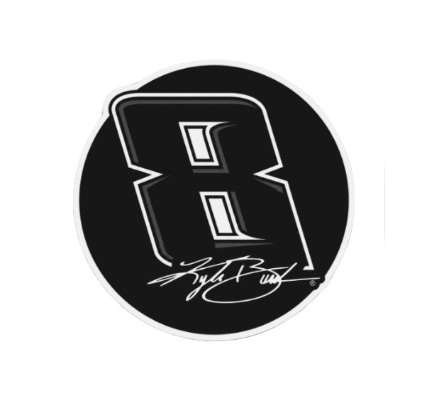 Kyle Busch Decal NASCAR / Number 8 Tribute Commemorative Vinyl Sticker
