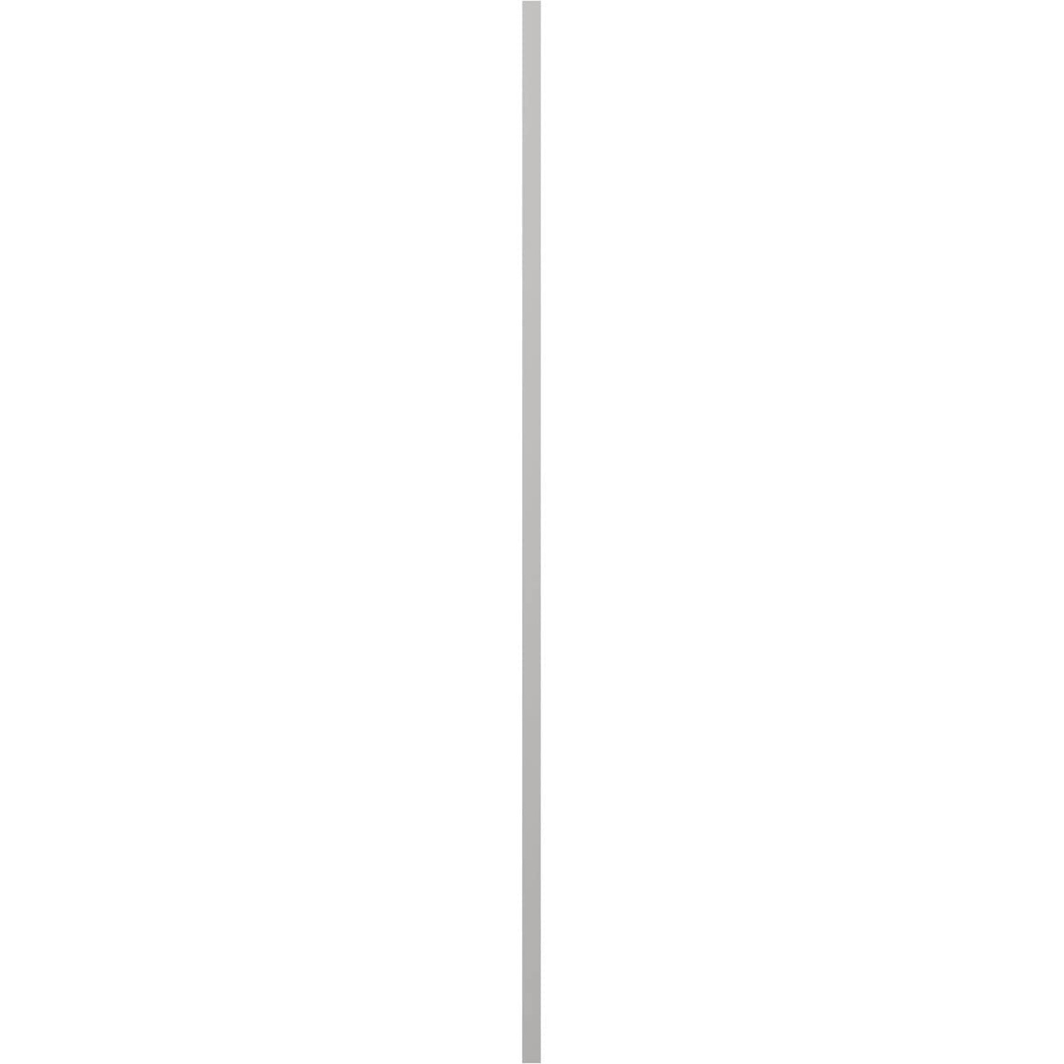 Ekena Millwork LL1S12X02500BW Lifetime Vinyl Standard Cathedral Top Center Mu…