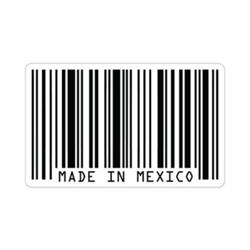 Made in Mexico Bar Code UPC Mexican Styling Car Vinyl Sticker – SELECT SIZE