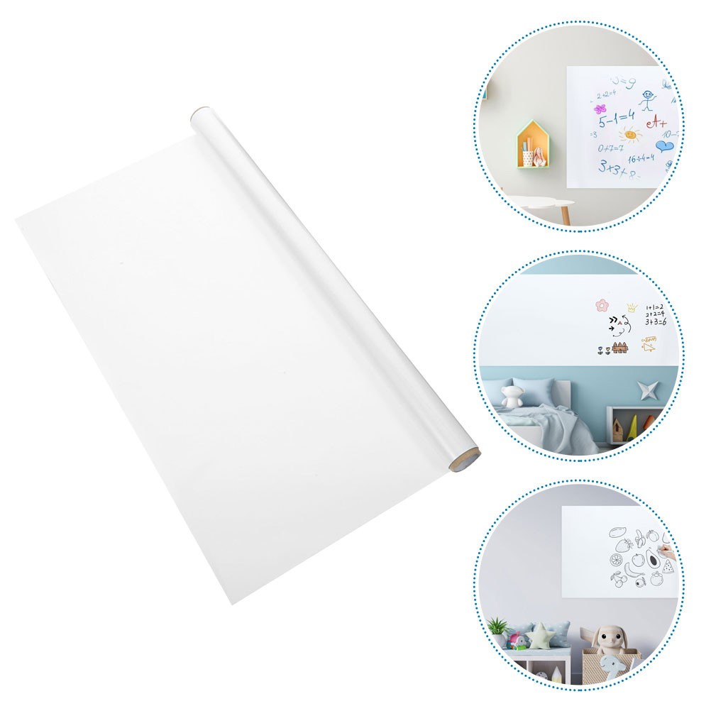 Removable Dry Erase Whiteboard Wall Sticker Static Cling 45 cm 500 cm Sheet