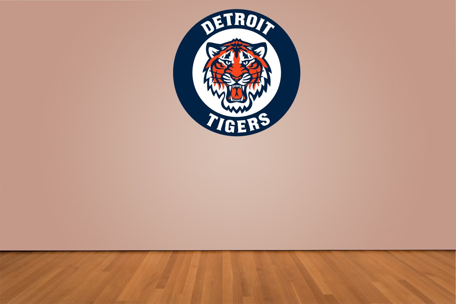Detroit Tigers Indoor Wall Vinyl Decal Sticker 5″ – 52″
