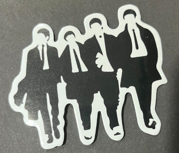 Beatles – Vinyl Decal Notebook Decal Sticker The Beatles UK Free Ship & Track