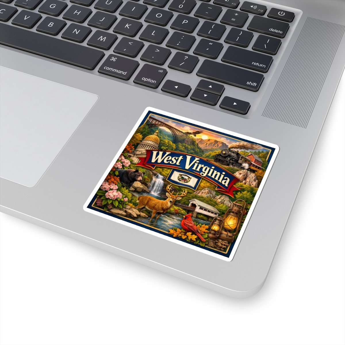West Virginia Sticker | State Travel Decal, Souvenir, Gift