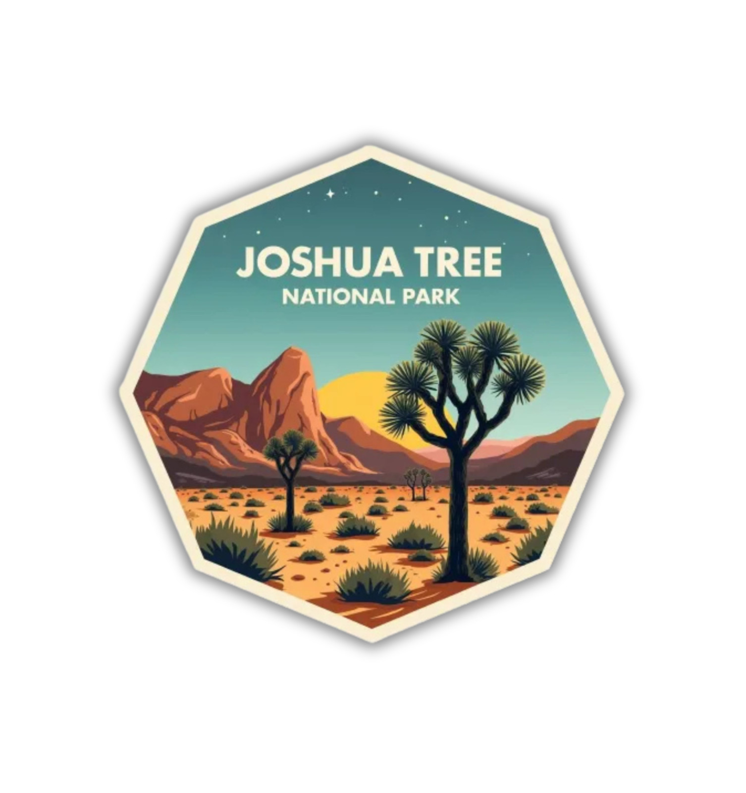 Joshua Tree National Park Fridge Magnet or Laptop Sticker
