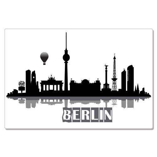 Berlin Skyline Germany Travel car bumper sticker decal 8″ x 3″