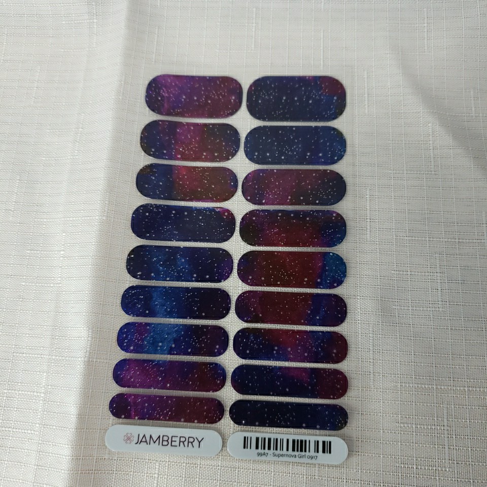 💖Jamberry Sneakers “Supernova Girl” Retired Full Sheet 💖