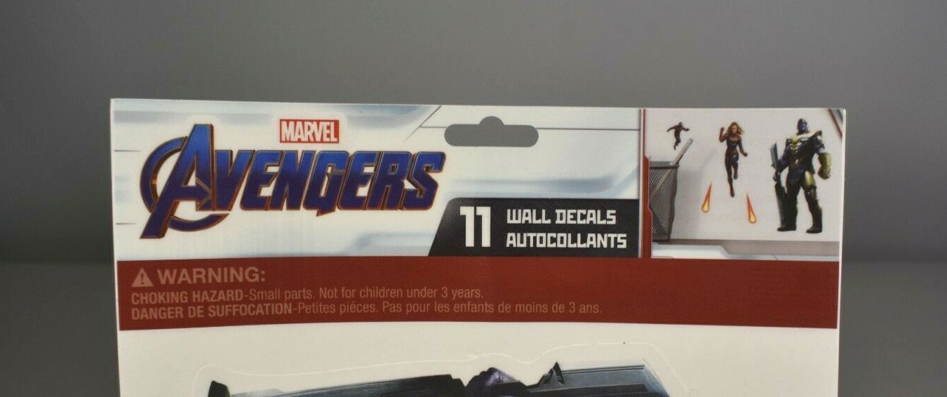 AVENGERS Decals/Stickers, Marvel Superheroes Thor, Hulk+ Party Favors (Set of 6)