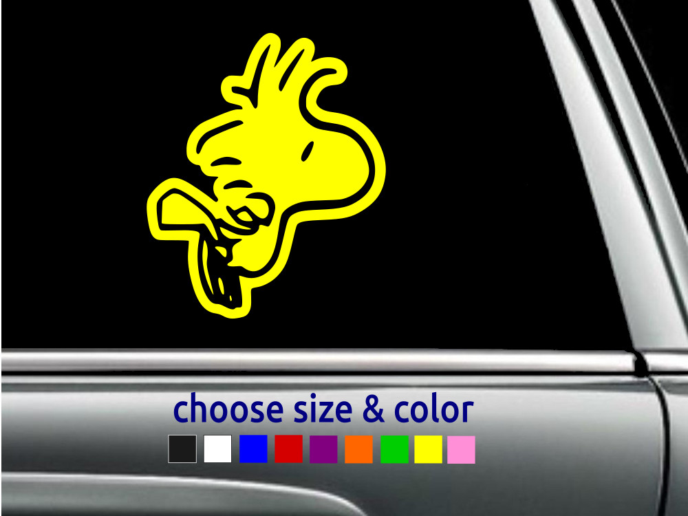 WOODSTOCK from PEANUTS SNOOPY Vinyl Decal Wall Car Sticker CHOOSE SIZE COLOR