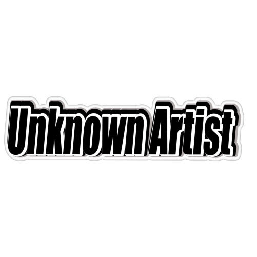 Unknown Artist car bumper sticker decal 8″ x 3″