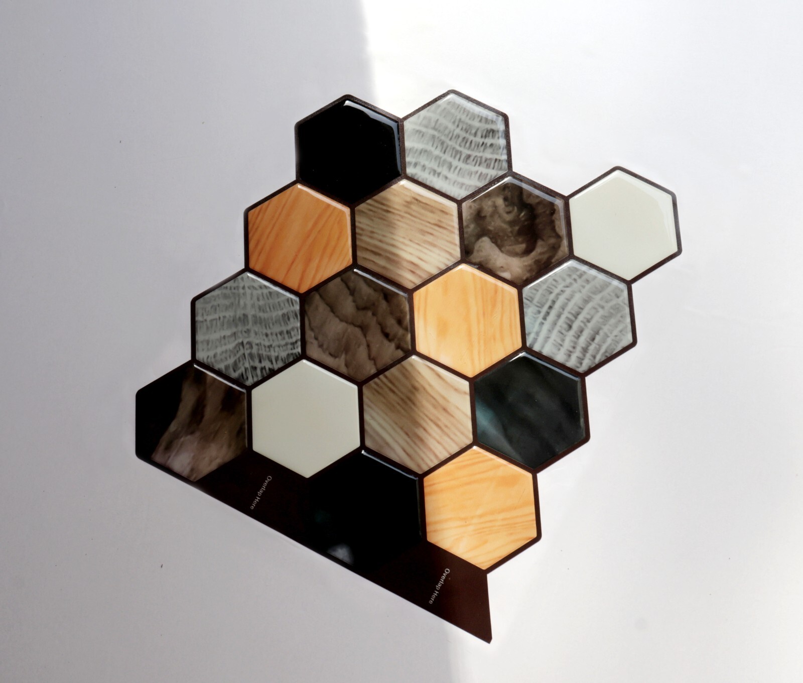 MOSAICOWALL Peel & Stick Backsplash self Adhesive ,3D Wall PU Gel Vinyl Tiles