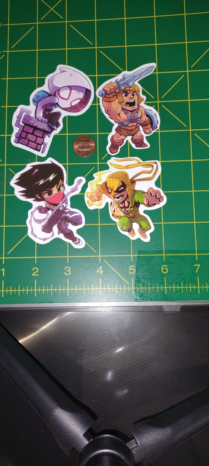Superhero Sticker 4-Pack Vinyl Die Cut #s7