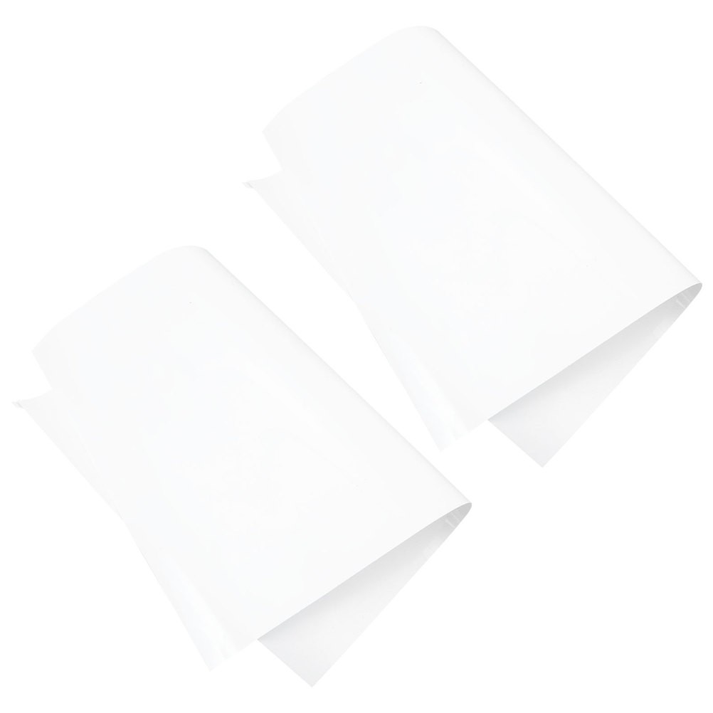 2 Pcs Self-adhesive Whiteboard Wall Stickers Dry Erase Removable