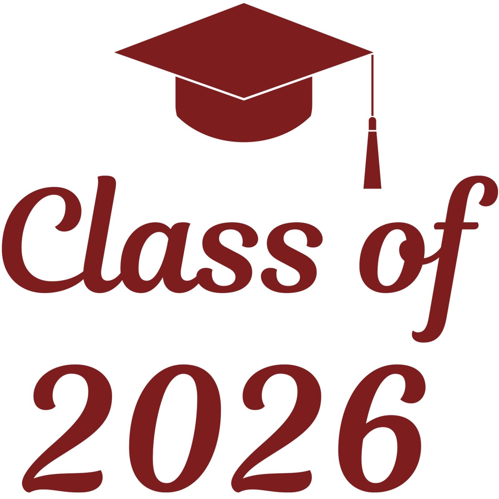 Class of 2026 Graduation Decal Sign for Backdrop – Congrats Grad Sticker for …
