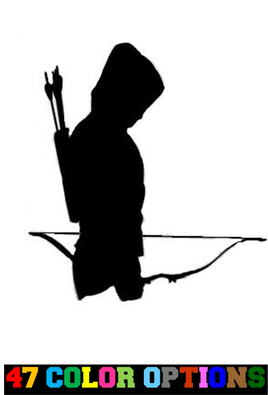 Vinyl Decal Truck Car Sticker Laptop – DC Comics Green Arrow Oliver Queen Side