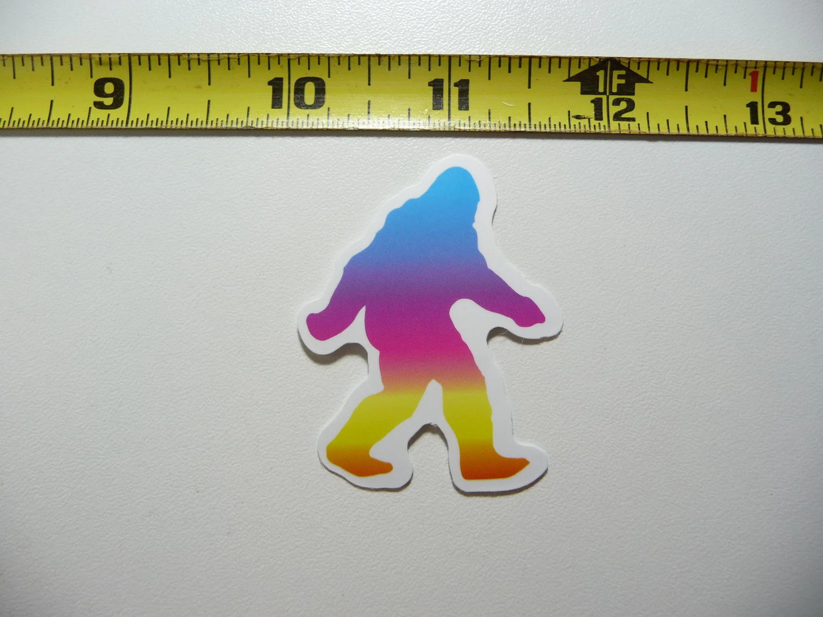 BIGFOOT SASQUATCH COLORS SMALL STICKER DECAL FUNNY ANIMAL EXIST FUNNY