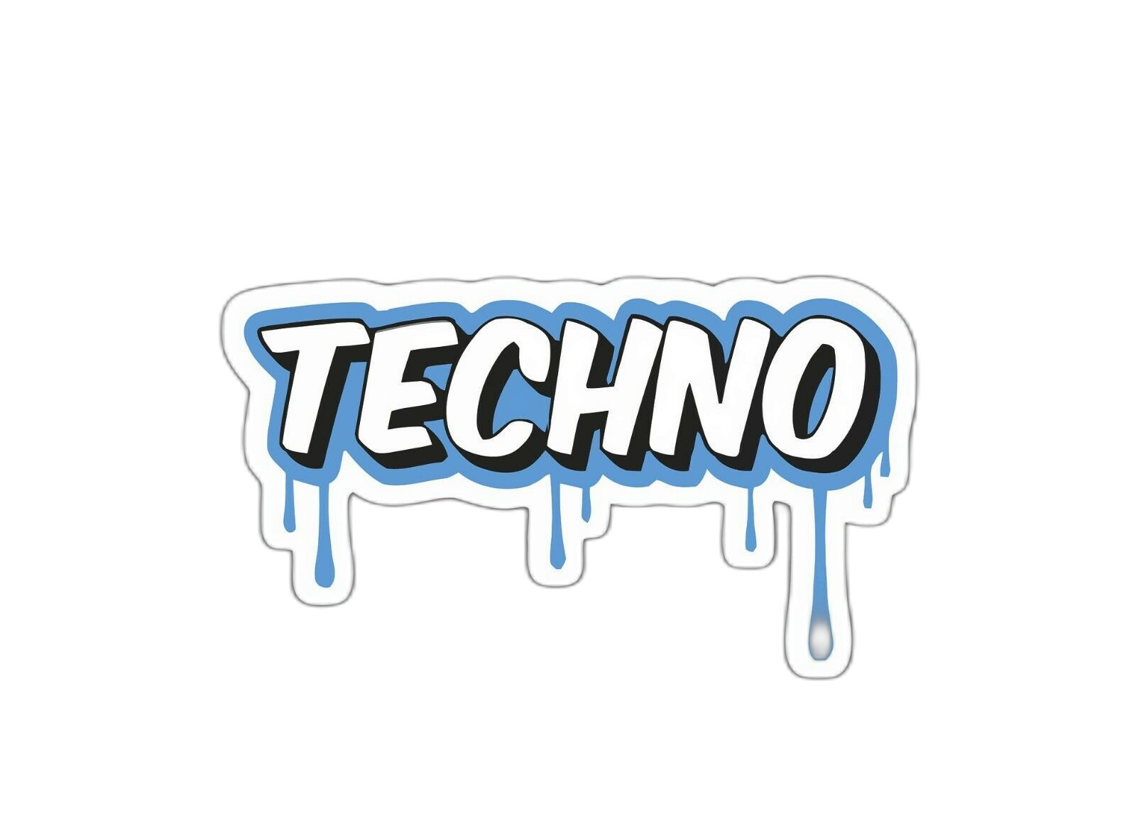 Techno Sticker Decal