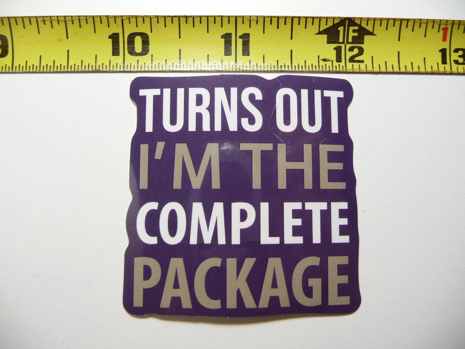 I’M THE COMPLETE PACKAGE SMALL STICKER DECAL FUNNY SARCASTIC SARCASM SAYING