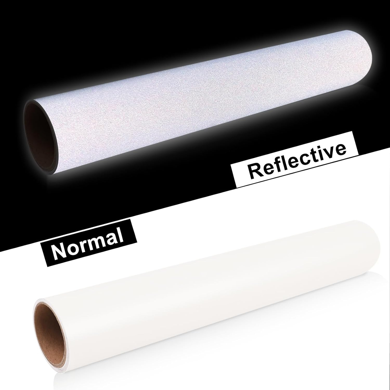 WRAPXPERT Reflective Vinyl – White, 12″ X 5Ft for Mailbox Numbers, Cars, Trucks,