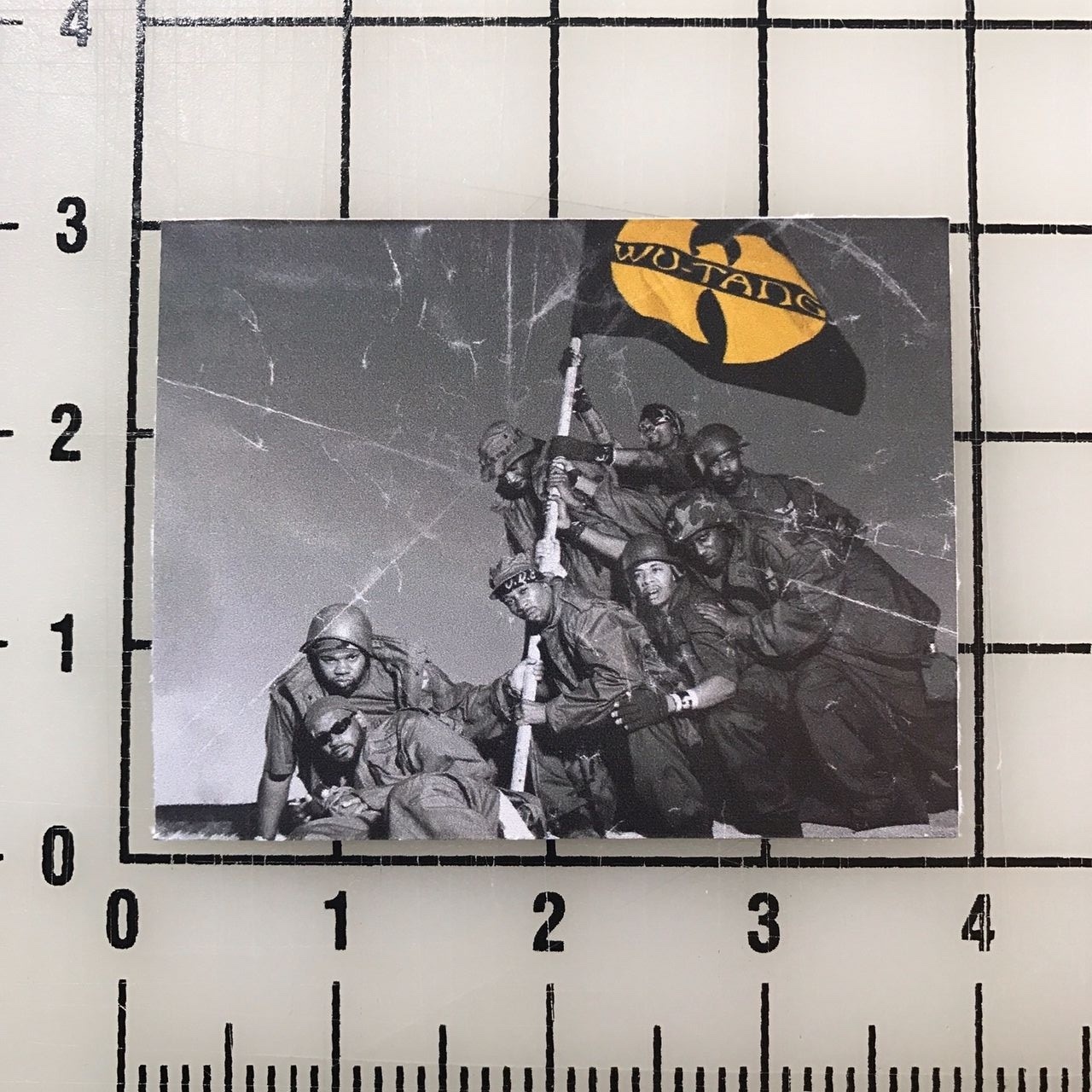 Wu Tang Clan Iron Flag 4″ Wide Vinyl Decal Sticker BOGO